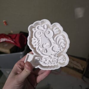 F-caw-f Freshie Mold