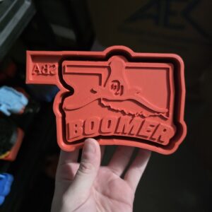 Oklahoma University Boomer Freshie Mold