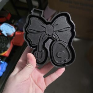 Heart Stethoscope Freshie Mold