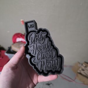 Dirty Hands Clean Money Freshie Mold